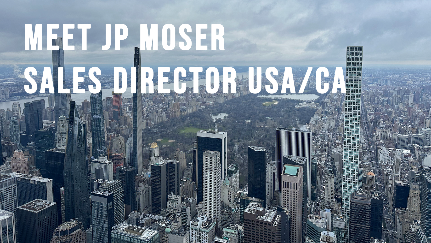 Introduction JP Moser | New sales manager NA